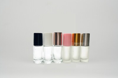 Roller Bottles Frosted Glass