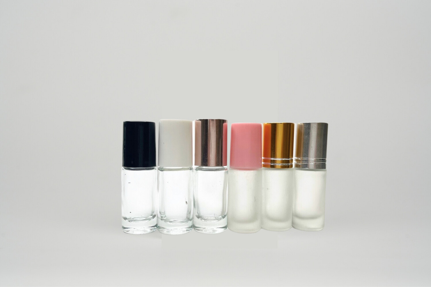 Roller Bottles Frosted Glass