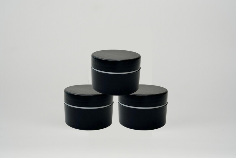 Cream Jar Black