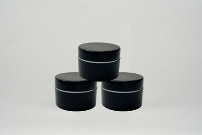 Cream Jar Black