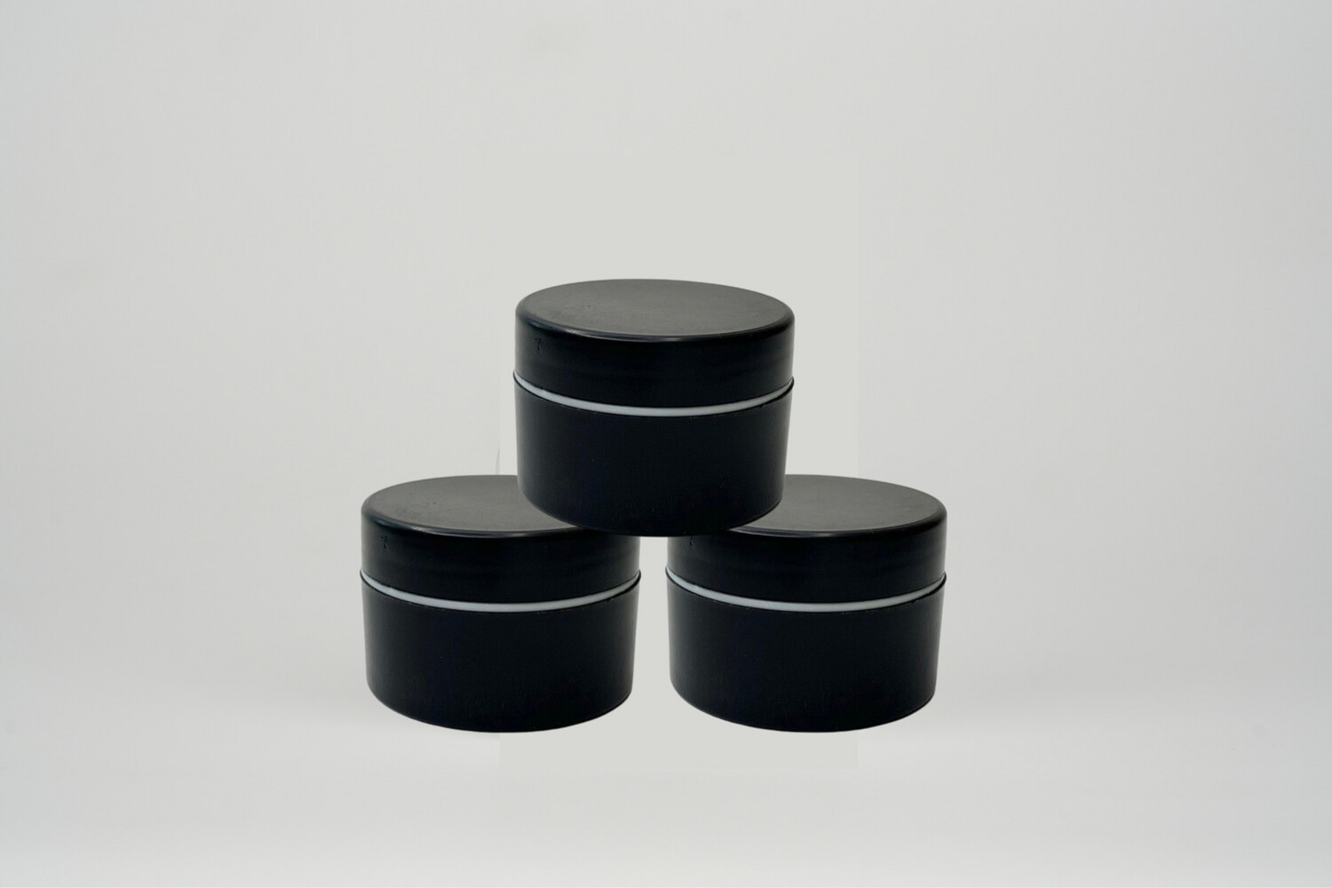 Cream Jar Black
