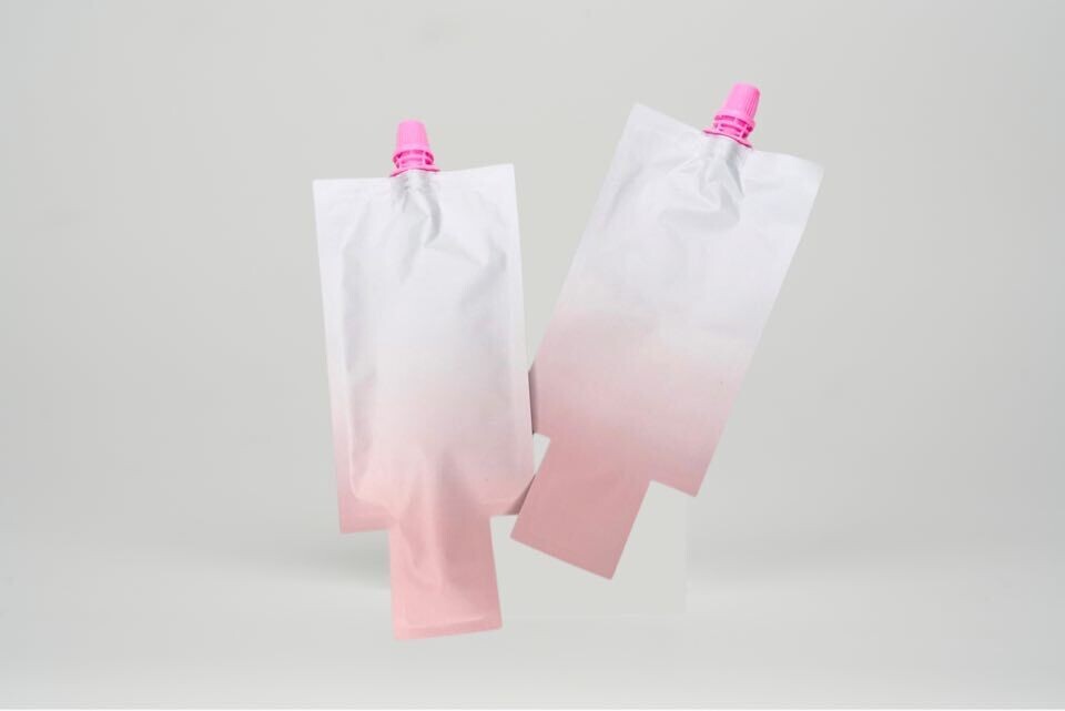 Gradient Pink Spout Pouch