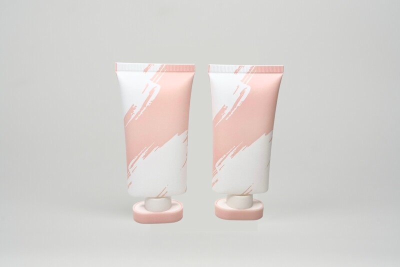 Printed Flat Tube Pink