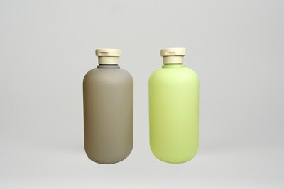 Soft Finish Bottle With Beige Flip Cap