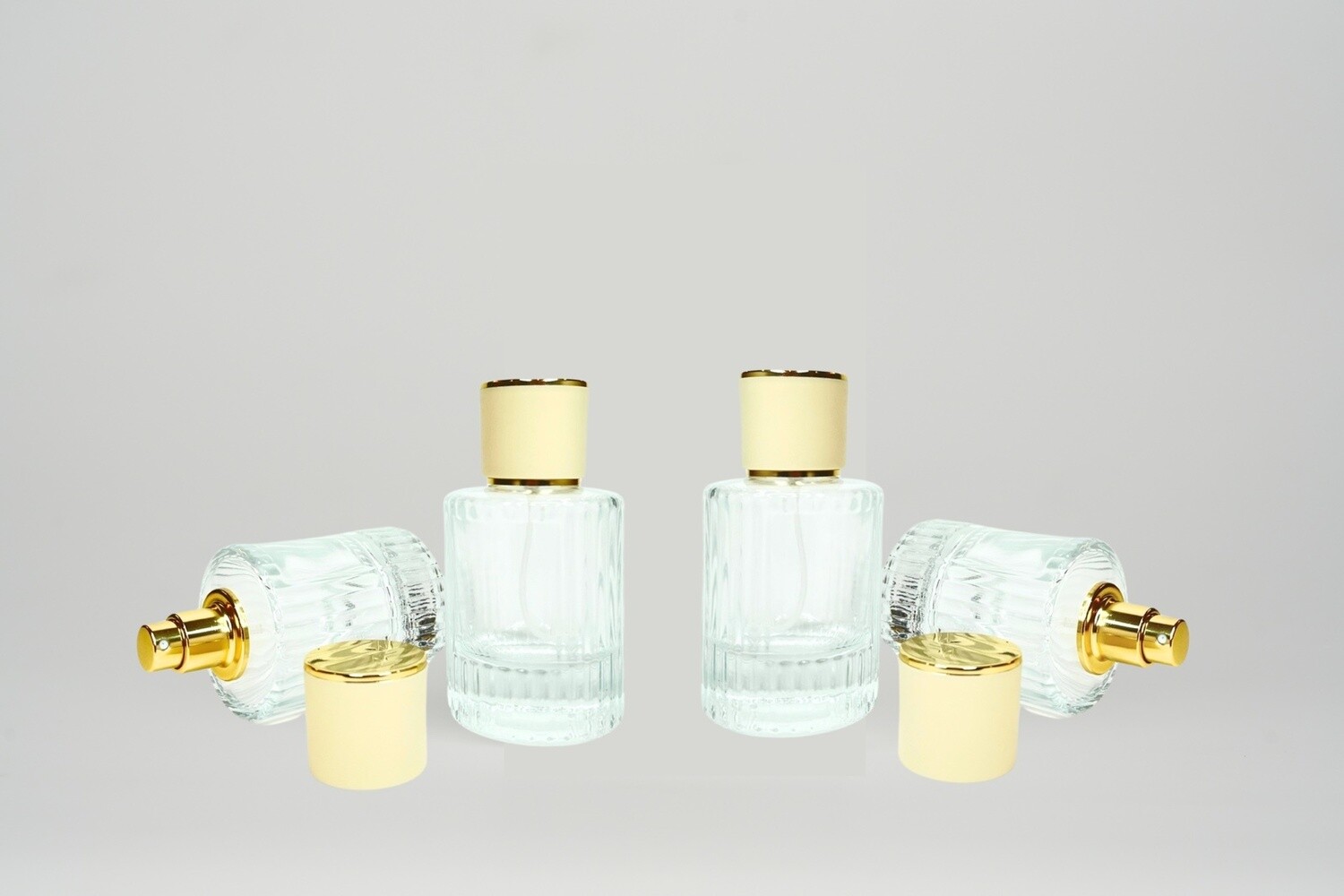 Ribbed Perfume Bottle