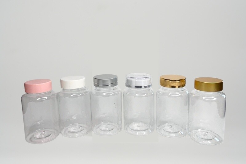 Round Clear Medicine Bottle