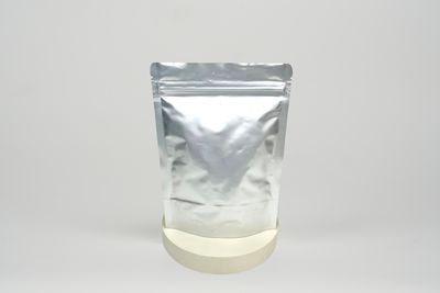 Aluminum Stand Up Pouch Full Silver