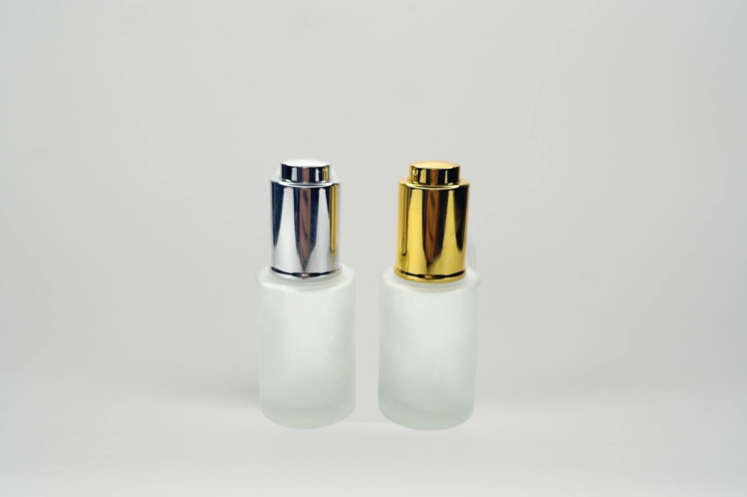 Frosted Serum Bottle Press Pump