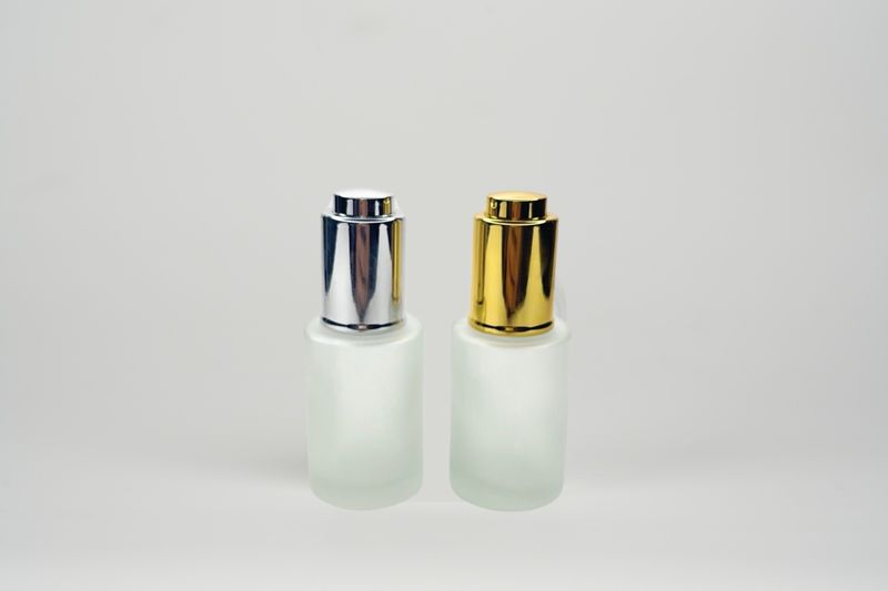 Frosted Serum Bottle Press Pump