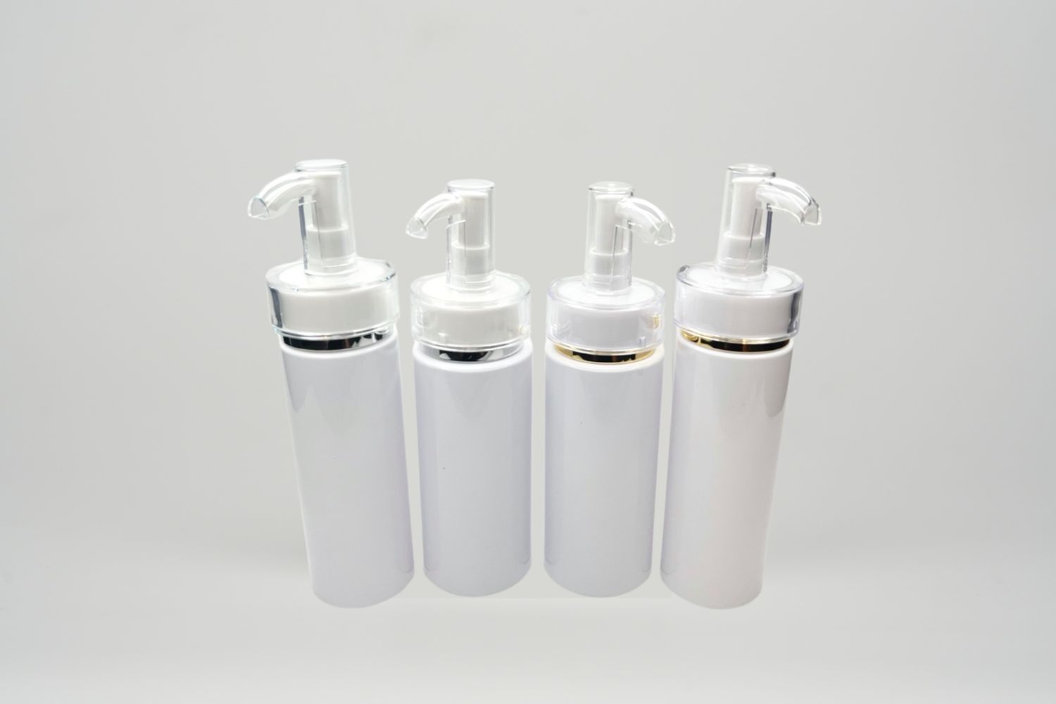 Acrylic Pump Bottle White
