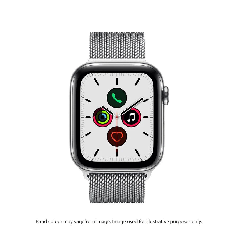 Apple Watch 44mm, Series 5, GPS + Cellular Stainless steel - silver