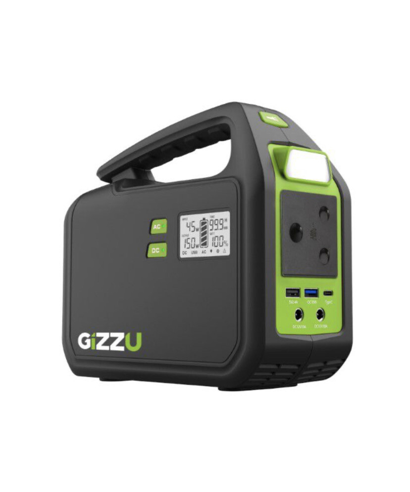 GIZZU 242Wh Portable Power Station 1 x 3 Prong SA Plug Point