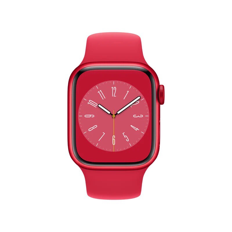 Apple Watch (41mm, Series 8, GPS) Aluminium Case - Red