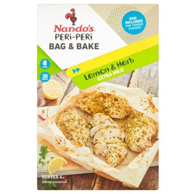 Nandos Bag &amp;Bake Lemon&amp;Herb 20g