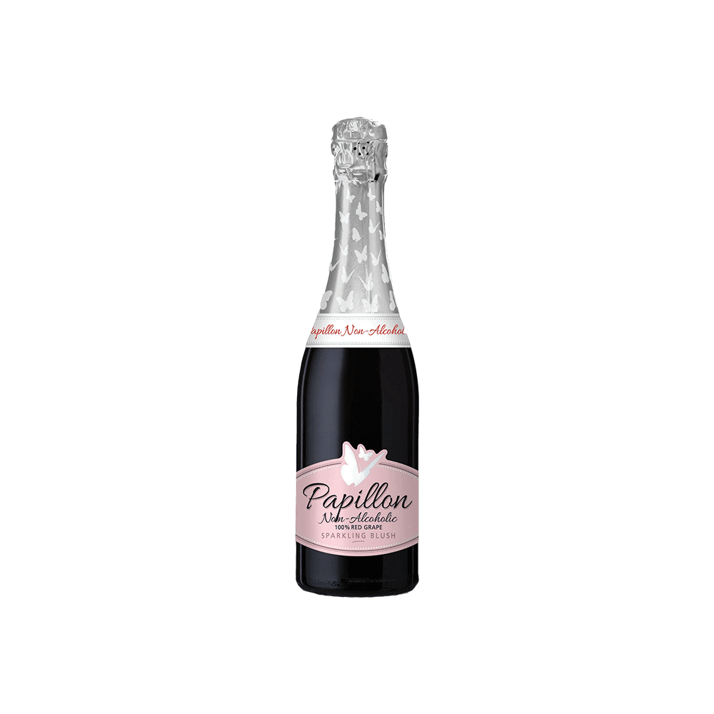 Papillon Blush Muscadel - 100% Juice - Non Alcohol Sparkling 750mlJuice