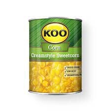 Koo Creamstyle Sweetcorn  410g