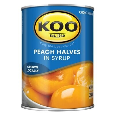 Koo Peach Halves 410g