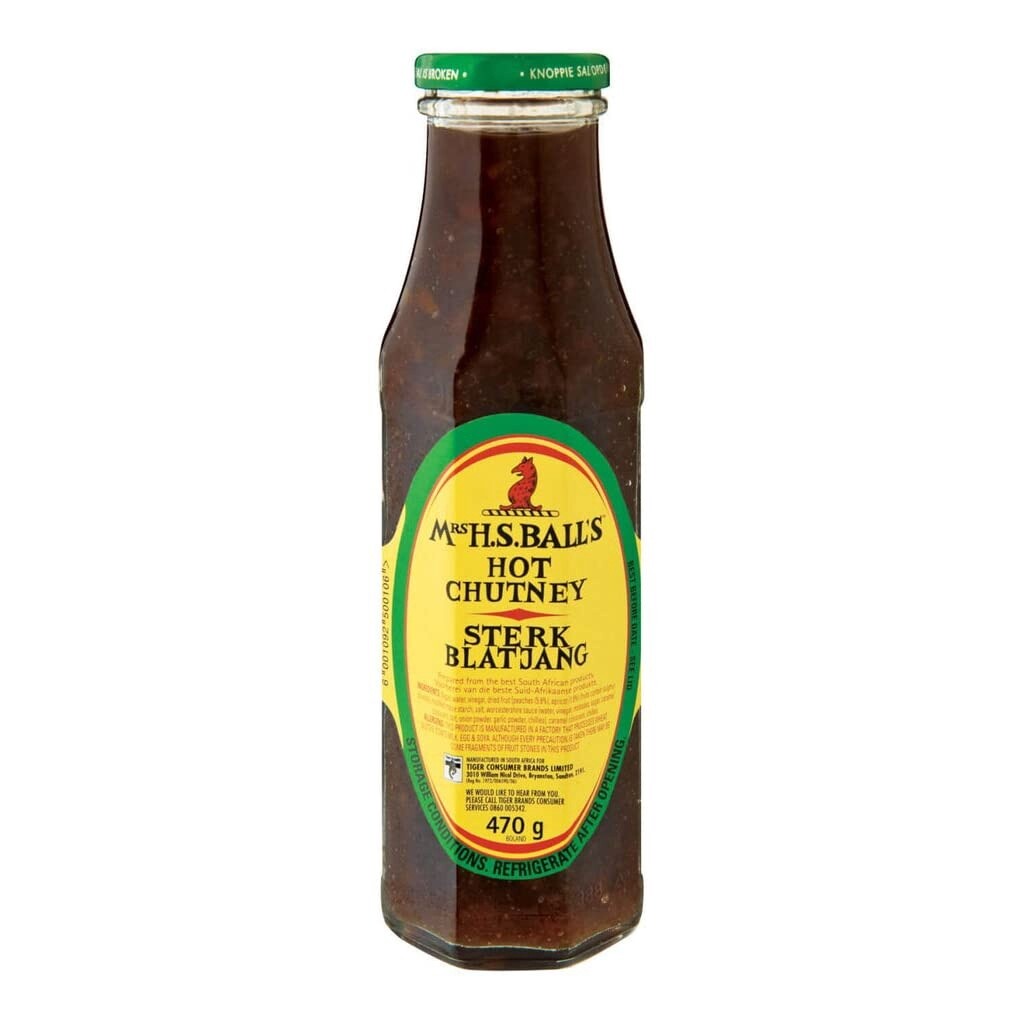 Mrs Balls Chutney Hot 470g