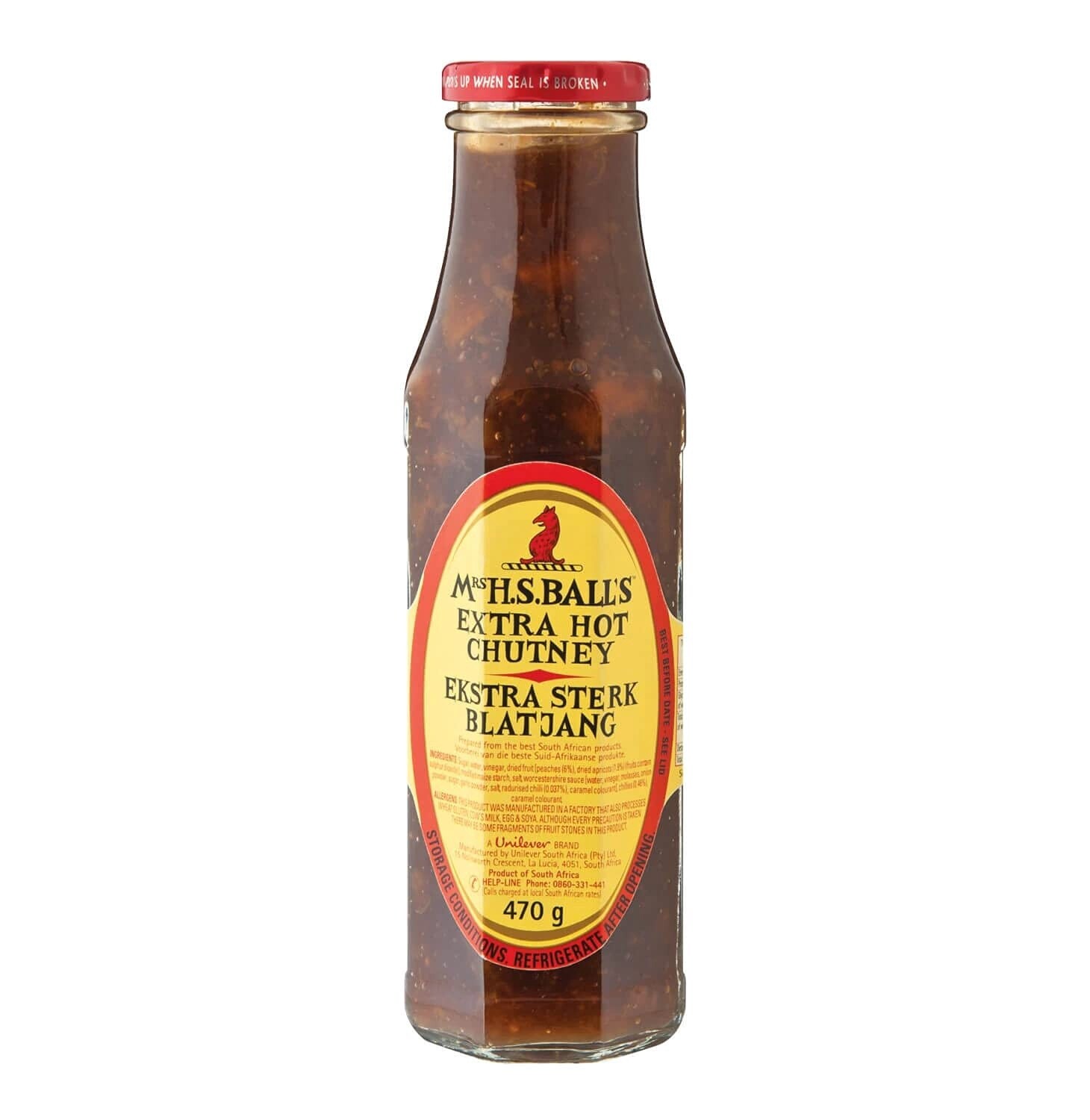 Mrs Balls Chutney Extra Hot 470g