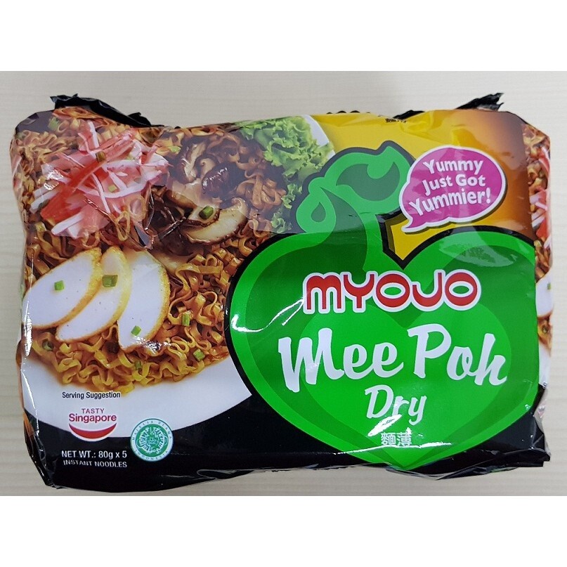 Myojo Mee Poh Dry Noodle 5x80g