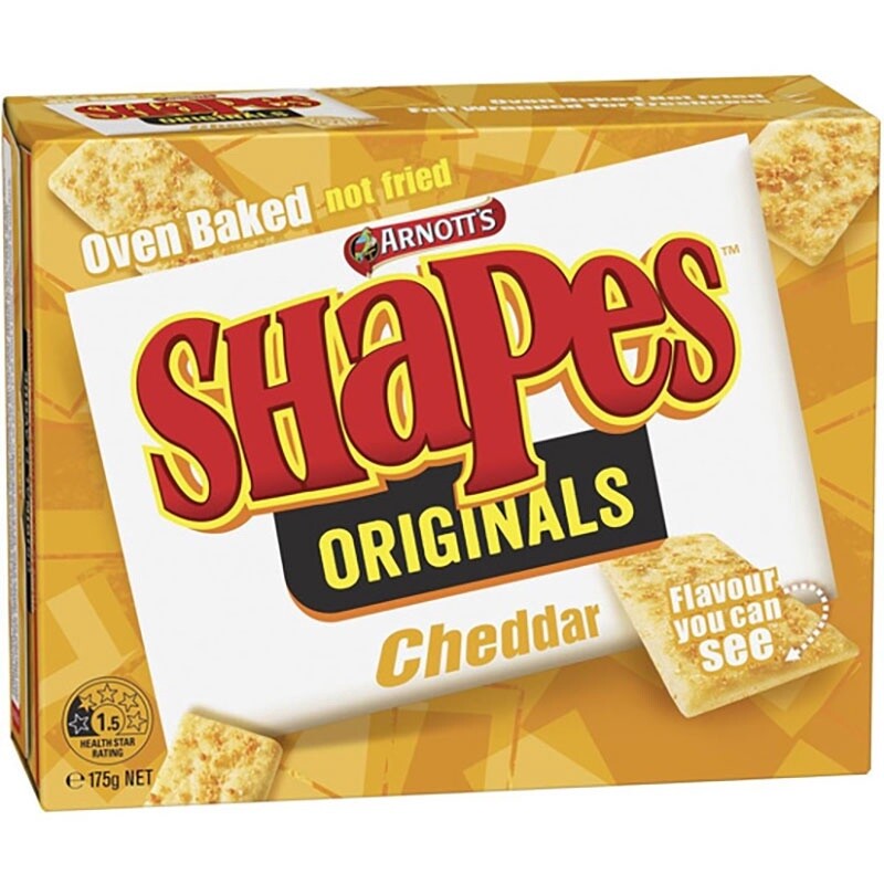 Shapes Cheddar 175g