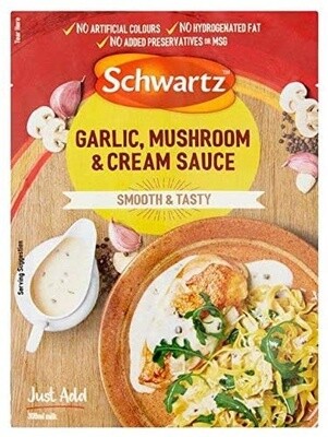 SCHWARTZ GARLIC MUSH&amp;CREAM 26G