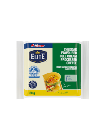 CLOVER IWS CHEDDAR PROCESSED CHEESE 180G