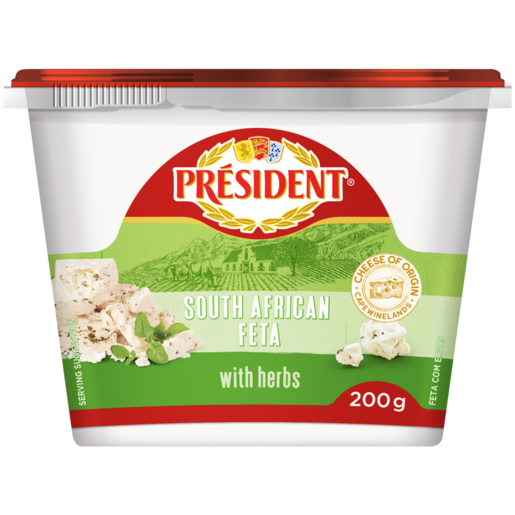 President FETA WITH HERBS 200g