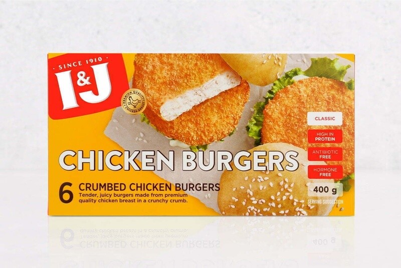 I&amp;J Chicken Burgers 400g