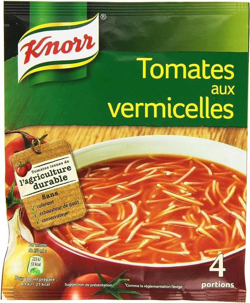 KNORR SOUPE ECO Tomates aux Vermicelles 67g