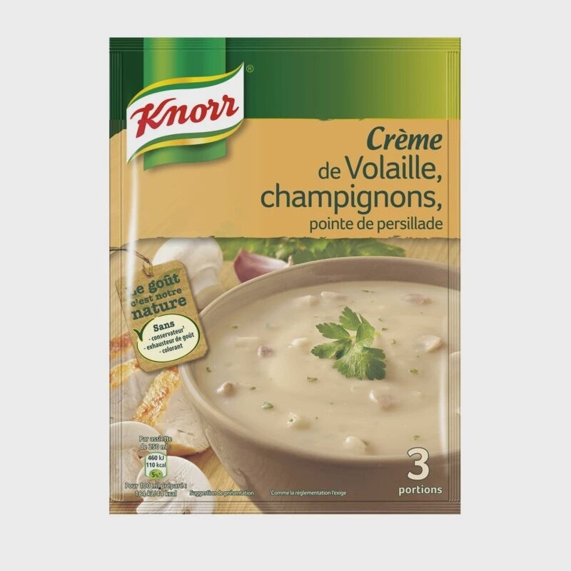 KNORR SOUPE SPÉCIALITÉS Crème de Volaille Champignon 75g