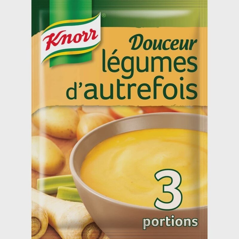 KNORR SOUPE ÉLABORÉE Légumes d&#39;Autrefois 89g