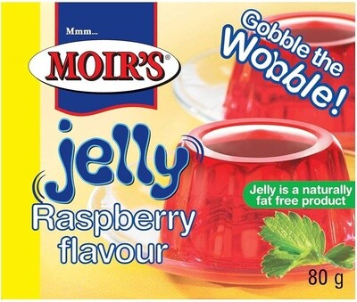 Moirs Jelly Rasberry 80g