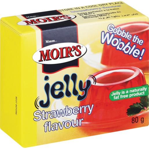 Moirs Strawberry Jelly 80g