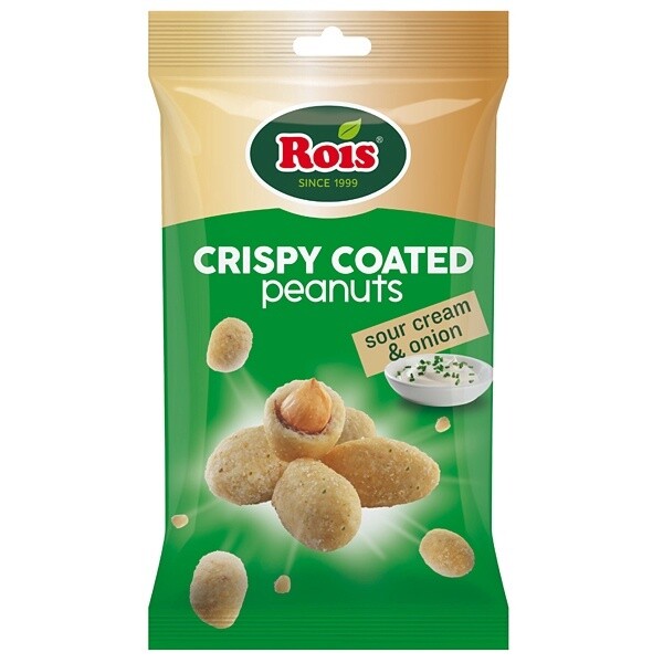 ROIS COATED PEANUTS Sour Cream Onion 80g