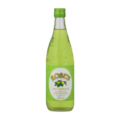 ROSES 750ml Lime Cordial