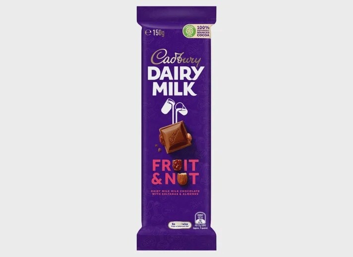 Cadbury Fruit and Nut 150g