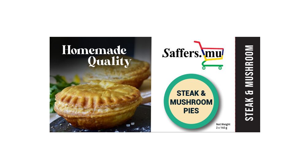 Steak &amp; Mushroom Pies (2 in a box)