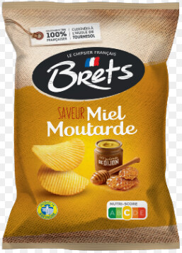 Brets Chips Miel Moutarde 125g