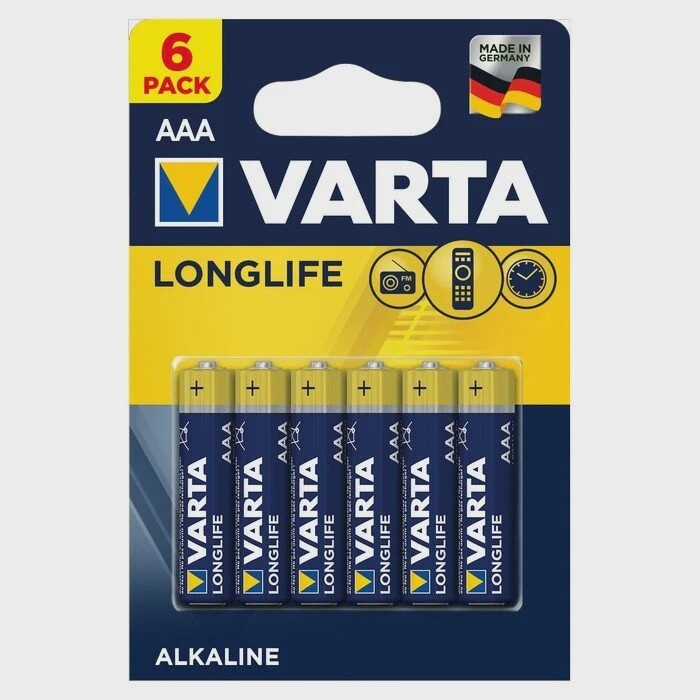 Varta Longlife Battery Power 4903 - AAA (4+2F) X6