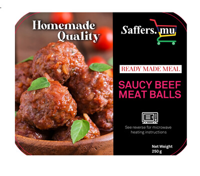 Ready Made Meal Saucy Beef Meatballs