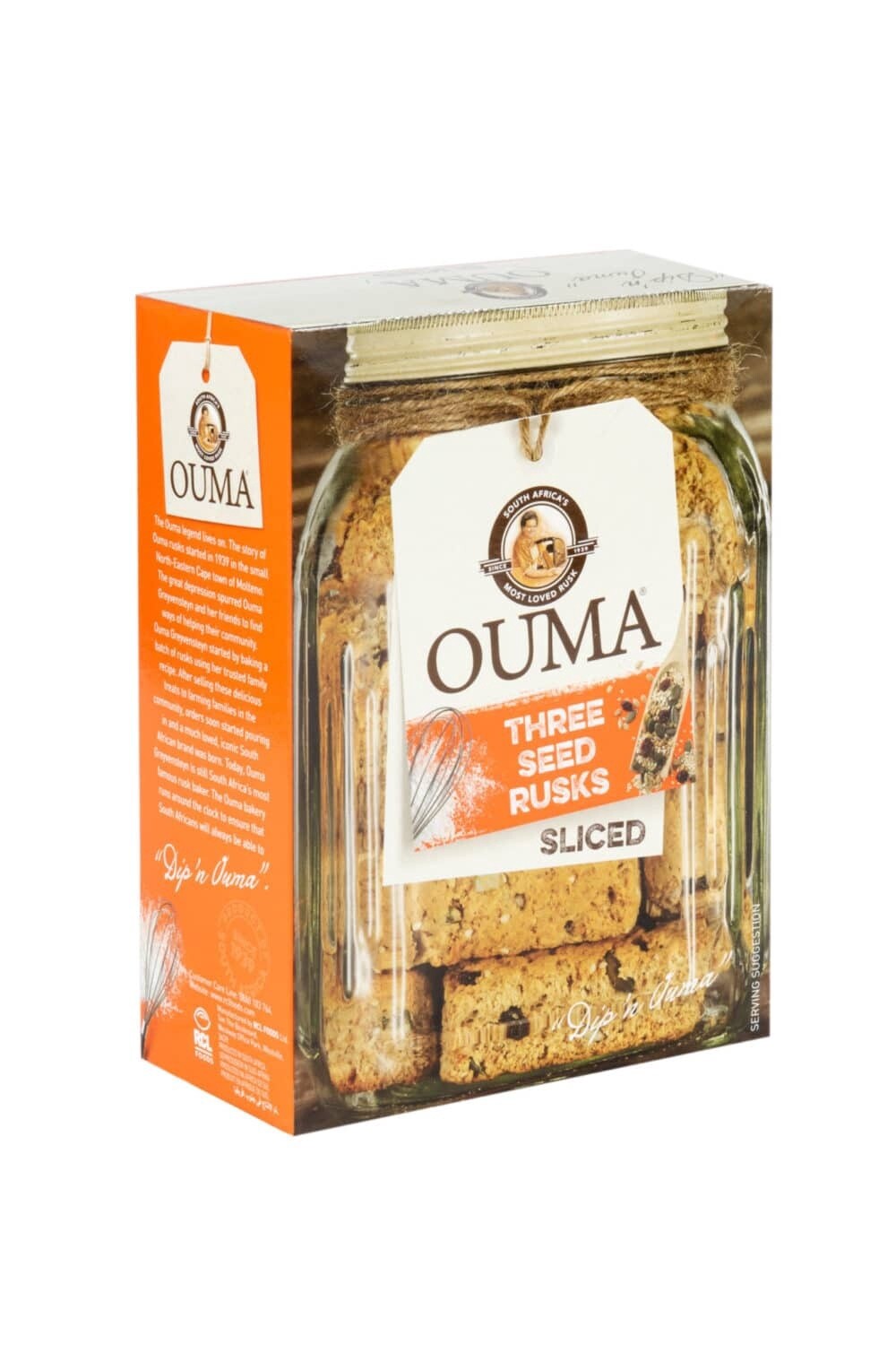 3 Seeds Ouma Rusks - Sliced 450g Box