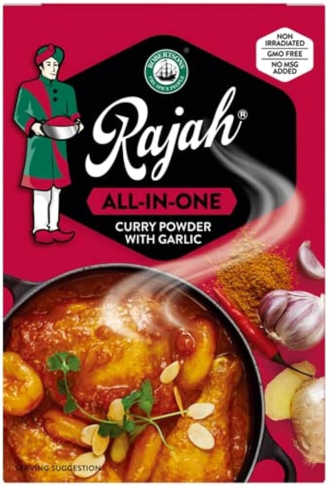 All In One With Garlic Rajah Curry Powder 100g Pack