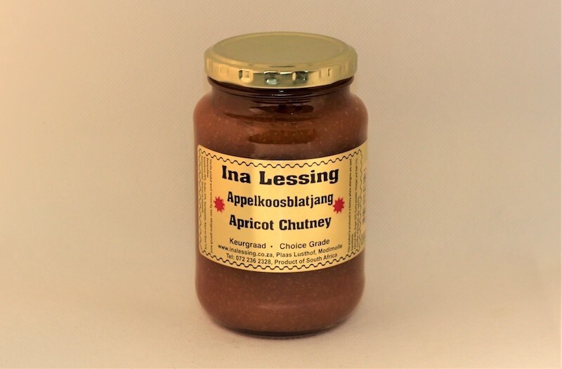 Apricot Lessing Chutney 410ml Bottle
