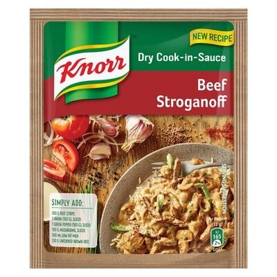 Knorr Beef Stroganoff Cook In Sauces 48g Sachet