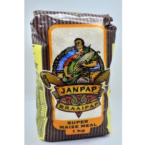 Braai Pap Jan Pap 1kg Bag