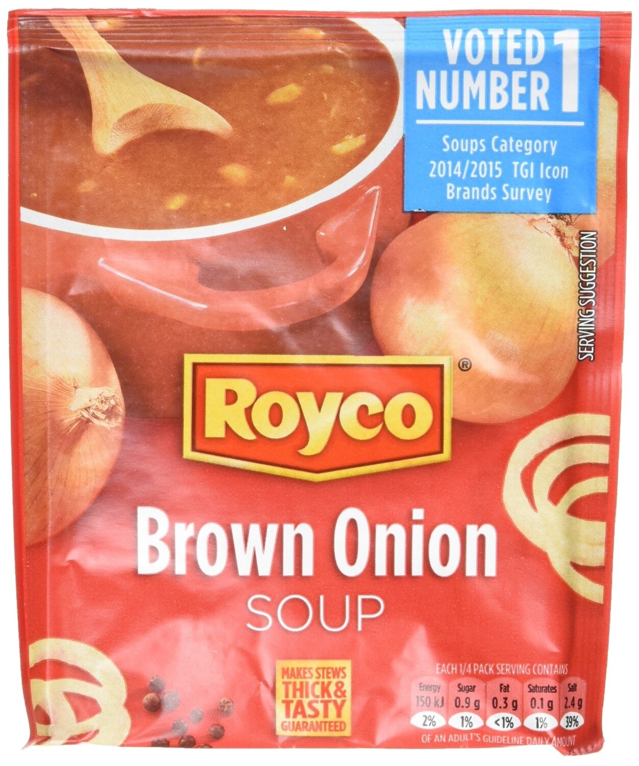 Royco Soup 45g Sachet Brown Onion
