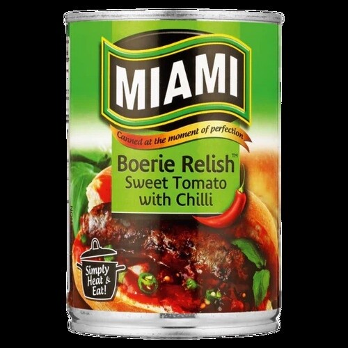 Boerie Relish with Chilli Miami 450g Can