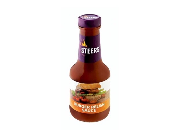 Steers Burger Relish Sauce 375ml Bottle