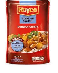 Royco wet cook in sauces 415g Pack Durban Curry